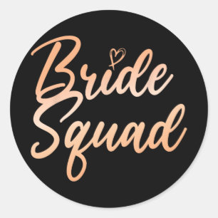 Bruidsmeisje Bruidsfeest Bruidsjurk Ronde Sticker
