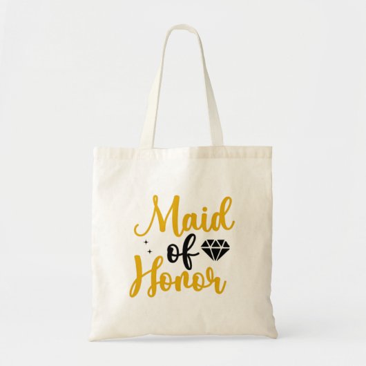 bruidsmeisje bruidsgeschenk bruiloft bruidsfeest tote bag (Voorkant)