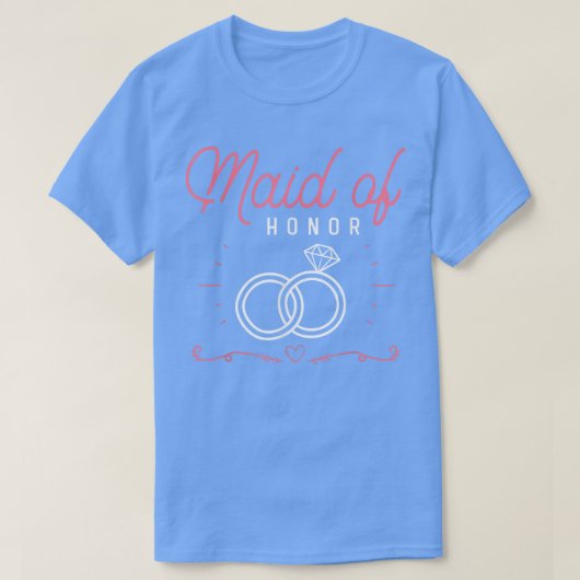 Bruidsmeisje Bruiloft Bruidspartij Bruidsjurk T-shirt (Design voorkant)