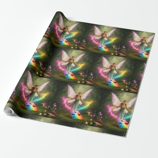 Bruidsmeisje Bruiloft Cadeaupapier (Uitgerold)