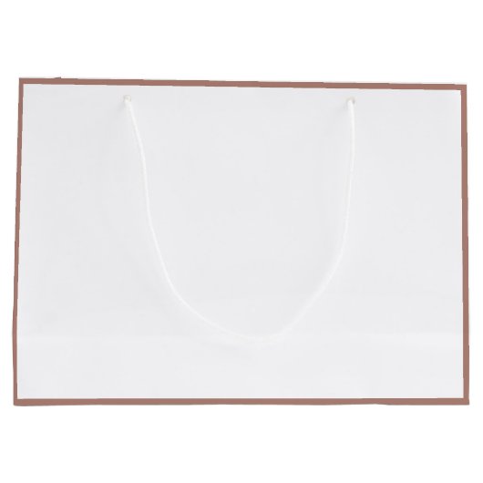 Bruidsmeisje bruiloft dank u met naam groot cadeauzakje (Achterkant)