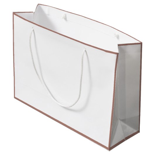 Bruidsmeisje bruiloft dank u met naam groot cadeauzakje (Achterkant Gekanteld)