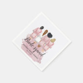 Bruidsmeisje bruiloft gewaden vrijgezellenfeest mo servet (Hoek)