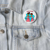 Bruidsmeisje Bruiloft ID Button (In situ)