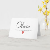 Bruidsmeisje bruiloft Kaart ideeën (Gele Bloem)