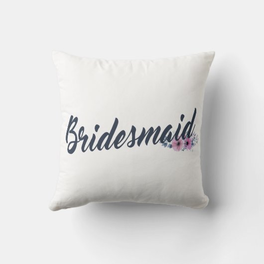 Bruidsmeisje bruiloft kalligrafie | SIERKUSSEN (Achterkant)