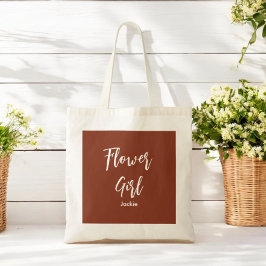 Bruidsmeisje Bruine Terracotta Tote Tas