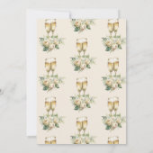 Bruidsmeisje Brunch met de bruid Champage Rozen Kaart (Achterkant)