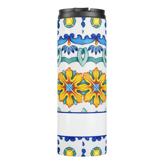 Bruidsmeisje cadeau bruids partij gunsten Majolica Thermosbeker (Achterkant)