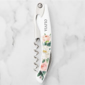 Bruidsmeisje cadeau kurkentrekker - Airy Blush (Voorkant)