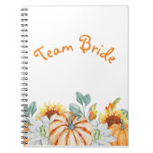 bruidsmeisje cadeau val bruiloft thema notitieboek (Voorkant)