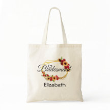 Bruidsmeisje Cadeau, Zonnebloem, Rozen, Gouden Lij