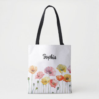 Bruidsmeisje cadeaus bloem tote bag