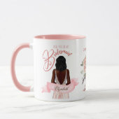 Bruidsmeisje Caricatuur Aanzoek Bedankt Aangepast Mok (Links)