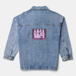 Bruidsmeisje custom jeans jas denim jacket