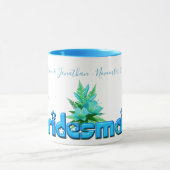 Bruidsmeisje Cute Persoonlijke Trouw  Mok (Midden)