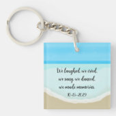 Bruidsmeisje Dank Je Beach Sleutelhanger (Voorkant)