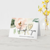 Bruidsmeisje Dank Je Geschenk Trouwen Van Bruid Ro Kaart (Gele Bloem)