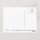 Bruidsmeisje dank u nota Briefkaart (Achterkant)