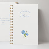 Bruidsmeisje Dusty Blue Floral Wedding Planner