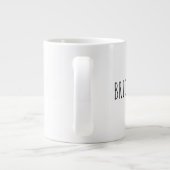 "Bruidsmeisje" Eenvoudige moderne boerderij Grote Koffiekop (Achterkant)