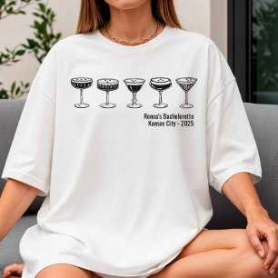 Bruidsmeisje Espresso Martini Bachelorette T-shirt