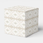 bruidsmeisje Faux-Kant en Hart Bedankdoosjes (Achterkant)