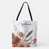 Bruidsmeisje Favor Rustic Bloem Bouquet Tote Bag (Voorkant)