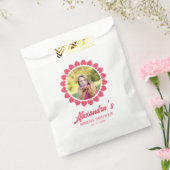 Bruidsmeisje Feest Aangepaste Foto Hart Cirkel Fra Bedankzakje (Gezegeld)