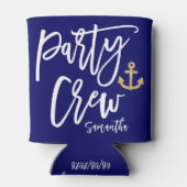 Bruidsmeisje Feestcrew Na de Zee Bruiloft  Blikjeskoeler (Achterkant)