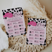 Bruidsmeisje Feestje Laatste Cowgirl Bruiloft Spel Kaart