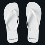 Bruidsmeisje flipflops teenslippers<br><div class="desc">Bruidsmeisje flipflops</div>