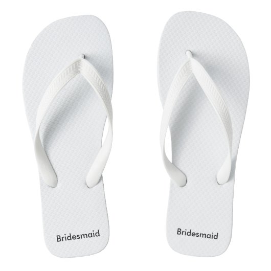 Bruidsmeisje flipflops teenslippers (Voetbed)