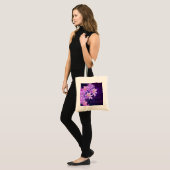 Bruidsmeisje Floral Paarse Plum Chic Tote Bag (Voorkant (model))