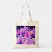 Bruidsmeisje Floral Paarse Plum Chic Tote Bag (Achterkant)