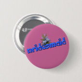 Bruidsmeisje Flower Bouquet Button Pin (Voorkant /achterkant)
