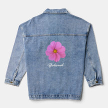 Bruidsmeisje Flower Denim Jacket