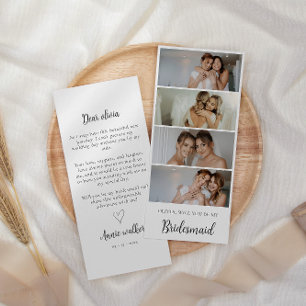 Bruidsmeisje Fotostrip 4 Afbeeldingen voorstel Kaa Save The Date