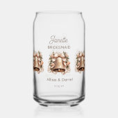 Bruidsmeisje frisdrankglas blikvorm glas (Voorkant)
