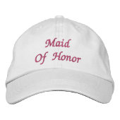 Bruidsmeisje Geborduurde Pet (Voorkant)