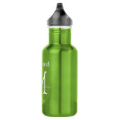 Bruidsmeisje gepersonaliseerd elegant stijlvol waterfles  (Rechts)