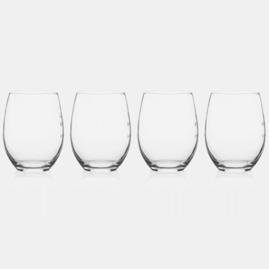 bruidsmeisje gepersonaliseerde naam bruiloft parti wijnglas zonder voet (Rechts)