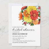 Bruidsmeisje Gerbera Madelief Bloem Kaart (Voorkant)