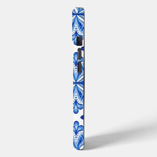 Bruidsmeisje geschenken Italiaans Blauw tegels mon Case-Mate iPhone Case (Achterkant / Links)