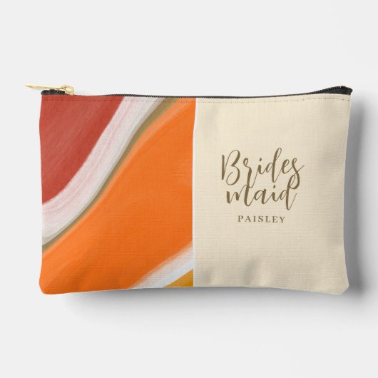 Bruidsmeisje geschenken make-up tas - Zonsondergan (Voorkant)