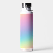 Bruidsmeisje geschenken pastel regenboog ombre gep waterfles (Links)