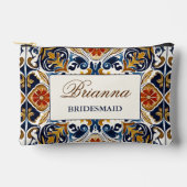 Bruidsmeisje geschenken Talavera Azulejo monogram Etui (Voorkant)