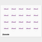 bruidsmeisje gewoon liefde hart sticker (Vel)