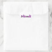bruidsmeisje gewoon liefde hart sticker (Tas)