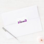 bruidsmeisje gewoon liefde hart sticker (Envelop)